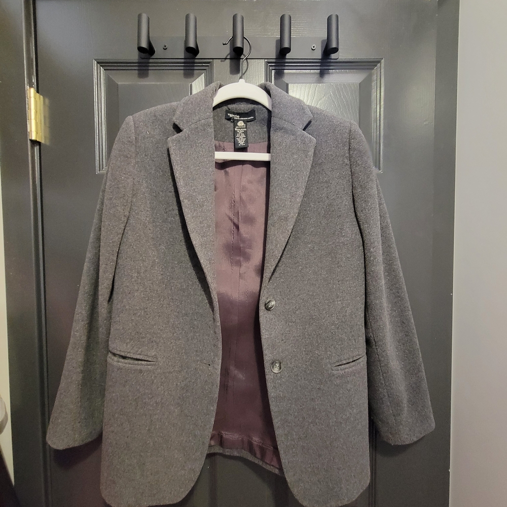 Woolrich Dark Gray Woolmark Blend Blazer